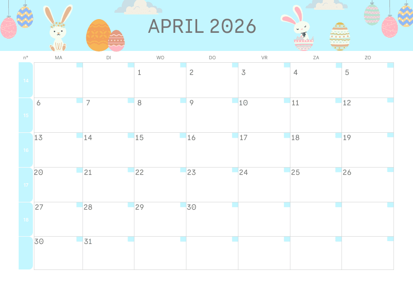 Preview Paashaasjes en Eieren Blauw