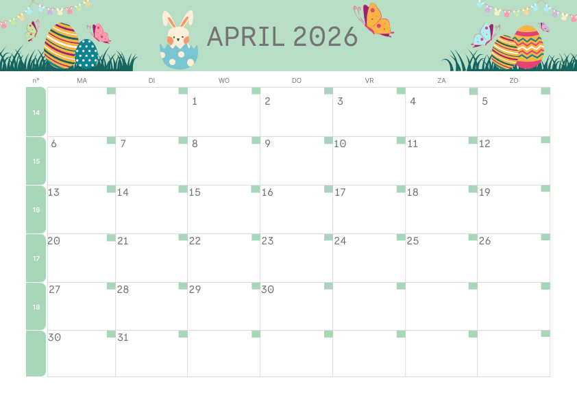 Preview Paashaasje Groen