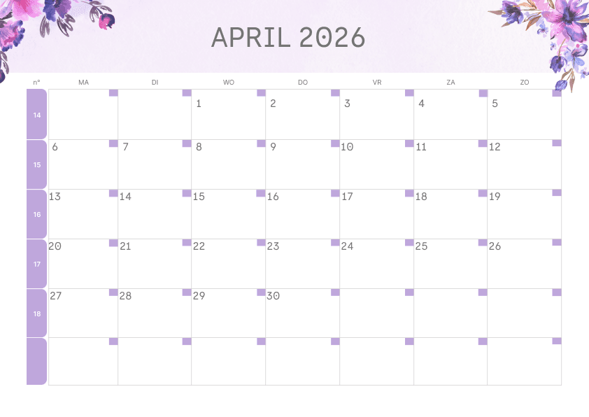 Preview Roze bloemen en vlinder