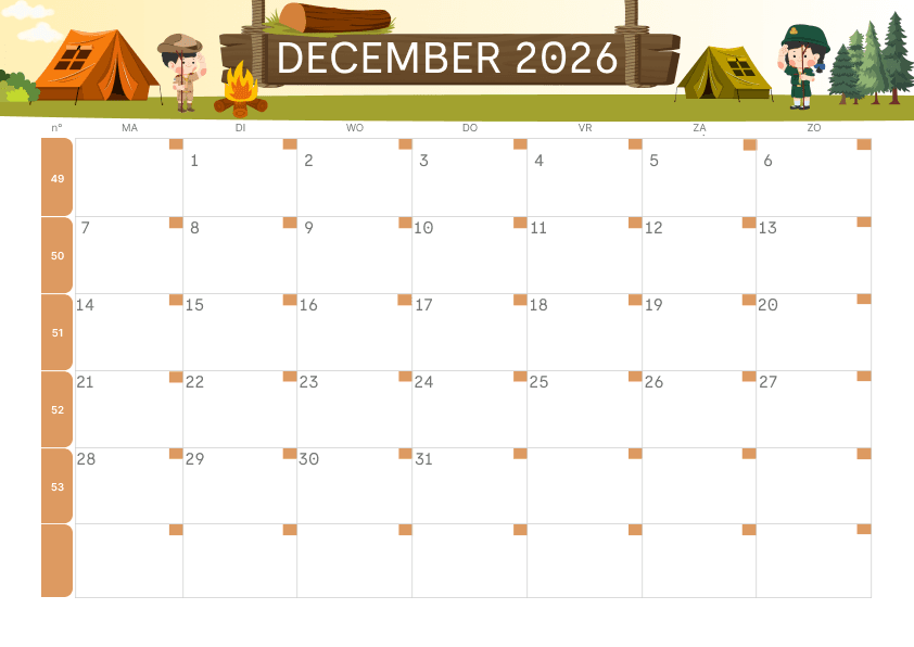 Preview Verjaardagskalender met Ballonnen en Taart 