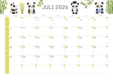 Lege Kalender dezember 2026 mit Notizen