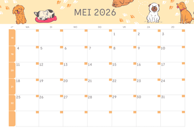 Lege Kalender dezember 2026 mit Notizen