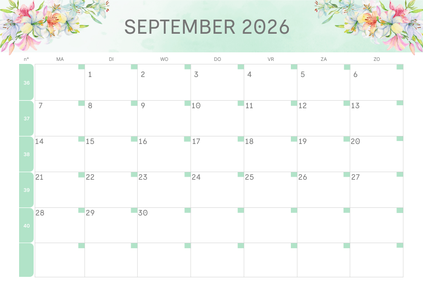 Preview Sage Groene Bloemen